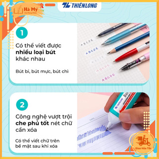 Bút Xóa Nước Thiên Long 12ml CP-02 Thân Dẹp, Vừa Tầm Tay khi sử dụng