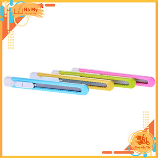 Combo 5 Cây Dao Rọc Giấy Nhỏ Deli E2054 Nhiều Màu Sắc