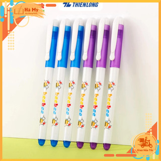 Vỉ 3 Cây Bút Lông Kim Beebee Thiên Long FL-04 Dáng bút thon gọn dễ cầm, xinh xắn