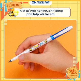 Vỉ 3 Cây Bút Lông Kim Beebee Thiên Long FL-04 Dáng bút thon gọn dễ cầm, xinh xắn