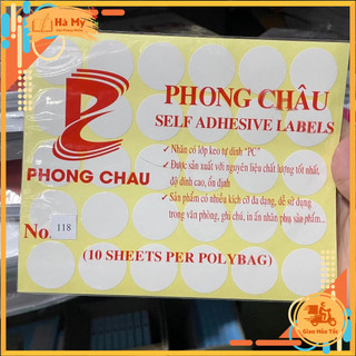 (Xấp 10 Tờ) Giấy Decal Phong Châu A5 Có Lớp Keo Dán Chắc Chắn