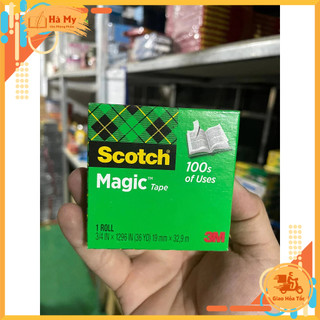 Băng keo dán 3M Scotch Magic 3/4 In