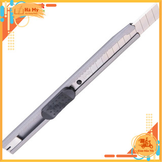 Dao Rọc Giấy Deli E2053 Cỡ Nhỏ Tiện Dụng, An Toàn Lưỡi Thép SK5 Sắc Bén, Siêu Bền