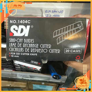 1 Hộp 10 Lưỡi dao rọc giấy SDI