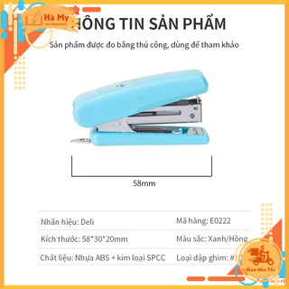 Dập ghim mini số 10 Deli - E0222 - 12 trang