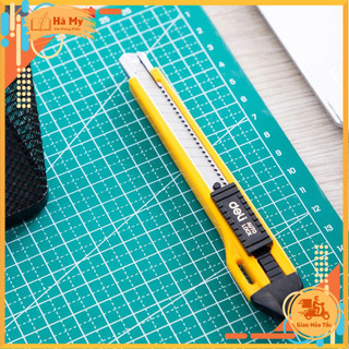 Dao Rọc Giấy Deli Cỡ Trung E2031 - Loại 13 Lưỡi Thép SK5 Sắc Bén