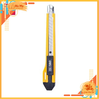 Dao Rọc Giấy Deli Cỡ Trung E2031 - Loại 13 Lưỡi Thép SK5 Sắc Bén