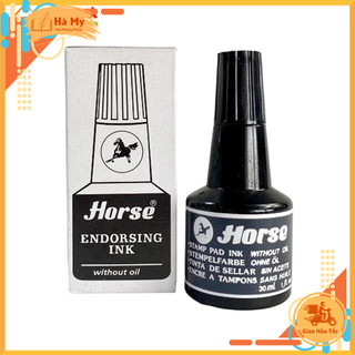 Mực dấu Horse chai 30ml mực tươi sáng, không lem