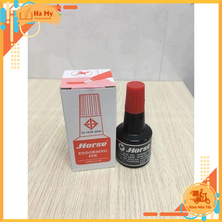 Mực dấu Horse chai 30ml mực tươi sáng, không lem