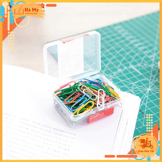 COMBO 5 Hộp Ghim Vòng Deli 0024 - Kẹp Giấy Tài Liệu Đa Năng Tiện Lợi