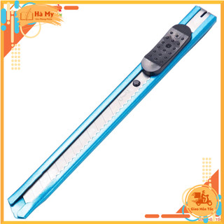Combo 5 Cây Dao Rọc Giấy Nhỏ Deli E2066 - Loại 13 Lưỡi Dao Bằng Thép Hợp Kim SK5 Sắc Bén