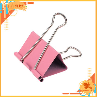 Kẹp Bướm Màu Hộp Nhựa Deli - Nhiều Kích Thước