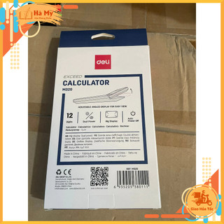 Máy tính 12 số (Nhựa) Deli M320