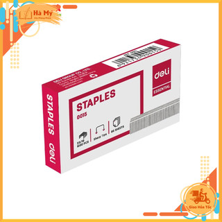 Combo 5 Hộp Kim Bấm 23/10 Deli E0015 Ghim dập được 60 tờ