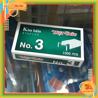 Combo 5 Hộp Kim Bấm Số 3 - 24/6 Việt Đức Chính Hãng Thép cứng cáp và chắc chắn