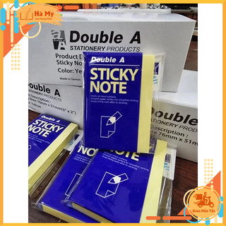 Combo 5 Xấp Giấy note - Giấy ghi chú Vàng Double A
