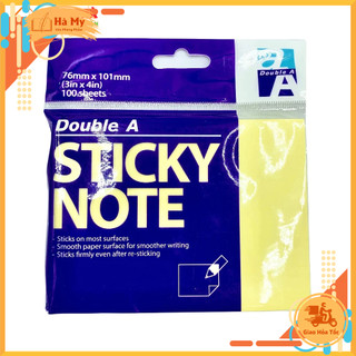 Combo 5 Xấp Giấy note - Giấy ghi chú Vàng Double A