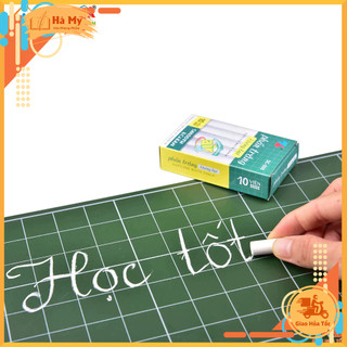 (Chỉ Giao Hỏa Tốc) Combo 10 Hộp Phấn Trắng Không Bụi Thiên Long DC-008