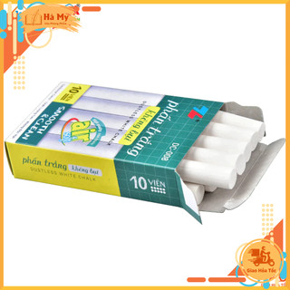 (Chỉ Giao Hỏa Tốc) Combo 10 Hộp Phấn Trắng Không Bụi Thiên Long DC-008