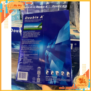 1 Ream 500 tờ Giấy in Double A 80gsm Khổ A4 Chính Hãng Thái Lan
