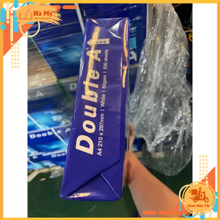 1 Ream 500 tờ Giấy in Double A 80gsm Khổ A4 Chính Hãng Thái Lan