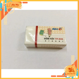 Combo 5 Cục Gôm tẩy xóa chì Thiên Long Điểm 10 E-09 siêu mềm và siêu dẻo