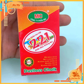 (Chỉ Giao Hỏa Tốc) Phấn Viết Bảng Không Bụi MIC 221 (Phấn Trắng/Phấn Màu)