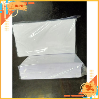 (Xấp 100 cái) Bao Thư Trắng 12 x 18cm Giấy Trắng Cao Cấp Dày 80gsm