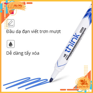Combo 5 Cây Bút Lông Viết Bảng Trắng Xóa Được Deli 3 Màu U001 - Bút Viết Trơn Mượt Tiện Dụng