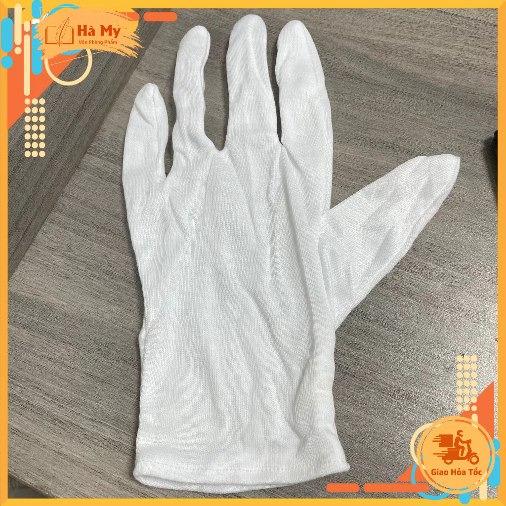 Combo 10 đôi Găng tay vải Thun Bền Đẹp, Găng tay kiểm hàng, lễ tân, sự kiện