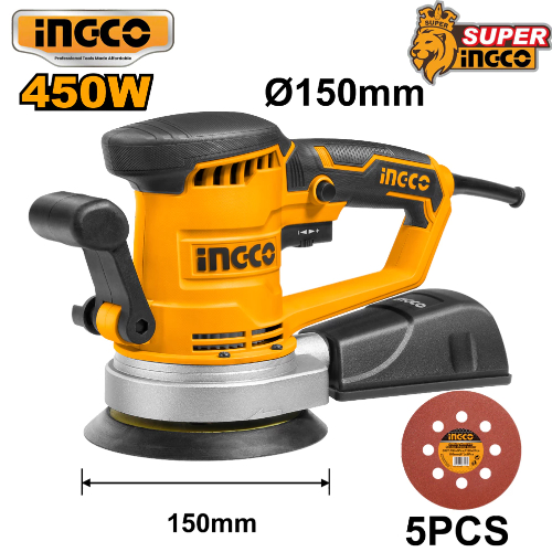 Máy chà nhám tròn 450W Ingco RS4508