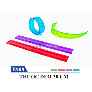 5 Thước màu dẻo 30cm Eras E908