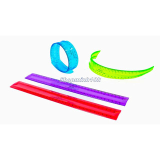 5 Thước màu dẻo 30cm Eras E908