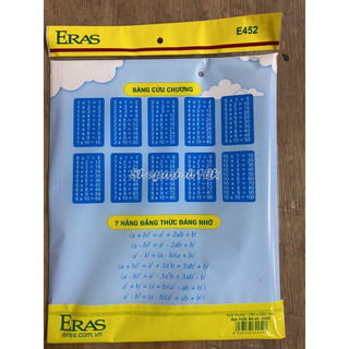 Bọc SGk Tiếng Anh 190*265mm Eras E452