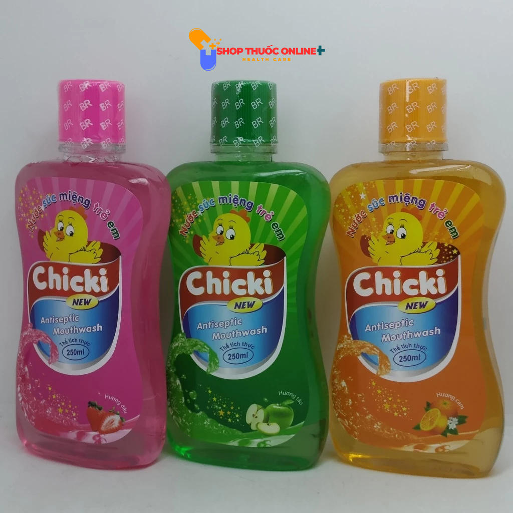 Nước súc miệng Chicki New chai 250ml