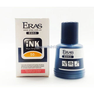 3 lọ mực lông dầu 50ml Eras E053  mực dạ, mực đánh dấu