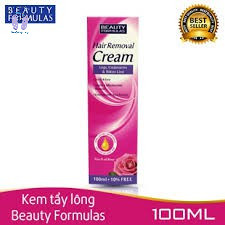 Tẩy lông Beauty Formulas (dạng kem, du lịch, miếng dán)