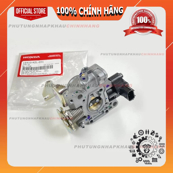 Họng xăng Vision 110 2011 2012 2013, Họng ga Họng gió Vision KZL đời đầu chính hãng - 16410KZLE01