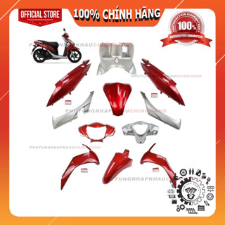   LẺ MÓN  Dàn áo Vision 110 2011 màu Đỏ Bạc Vision KZL đời đầu 2012 2013 chính hãng 