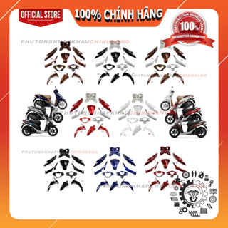  Bộ dàn áo Vision 110 2011 2012 2013 các màu zin chính hãng Bộ vỏ nhựa màu Dàn áo xe Vision đời đầu 