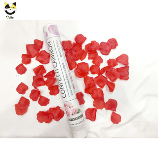 Pháo hoa hồng pháo giấy kim tuyến 80cm pháo lông vũ pháo sao - ống phụt lễ hội Callie