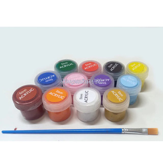 Màu vẽ Acrylic 12 màu Eras E640