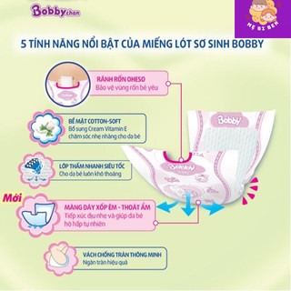 [Tách lẻ miếng] Miếng Lót Bobby Newborn 1 Miếng (cho bé dưới 5kg)