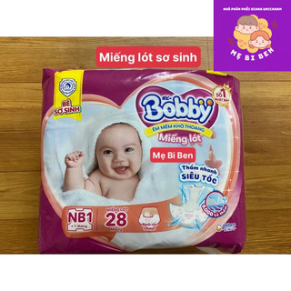 [Tách lẻ miếng] Miếng Lót Bobby Newborn 1 Miếng (cho bé dưới 5kg)