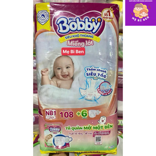 [Tách lẻ miếng] Miếng Lót Bobby Newborn 1 Miếng (cho bé dưới 5kg)
