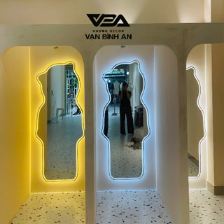 Gương Bỉ Agc Nhập Khẩu Toàn Thân Hình Gấu Cao Cấp Cảm Ứng Đèn Led 5mm - Vạn Bình An