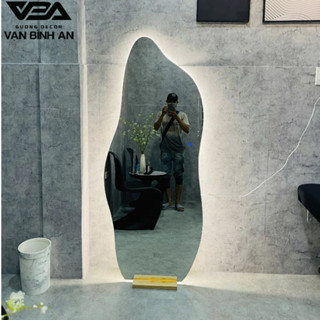 Gương Bỉ AGC Nhập Khẩu Indo - Gương Soi Toàn Thân Hạt Đậu Cá Heo Cảm Ứng Đèn LED 5mm -  Vạn Bình An