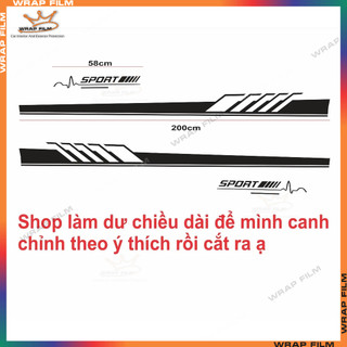 Tem thể thao ô tô Vinfast (tặng gạt dán)