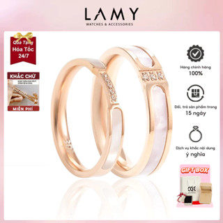 Nhẫn cặp đôi CDE Dreamy Ring Rose Gold CDE8020RG & CDE8021RG - Nhẫn cặp đôi Lamy