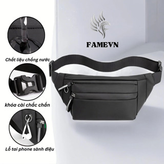 Túi bao tử nam nữ thời trang siêu nhẹ TC07 chống nước, túi thay đổi linh hoạt được 3 kiểu đeo